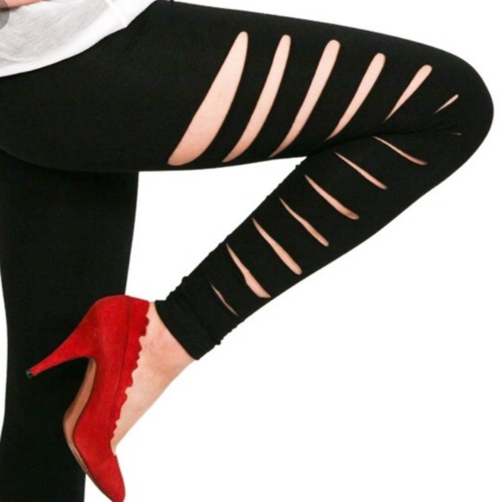 Slide Slit High Waisted Leggings